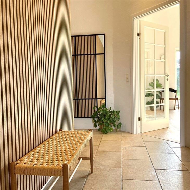 Wood Slat Acoustic Panels For Wall And Ceiling